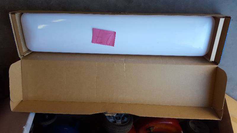 lot 27 image: Lithonia Lighting Lighting Hardware White Acrylic Diffuser for 1 ft. x 4 ft. Lit  New