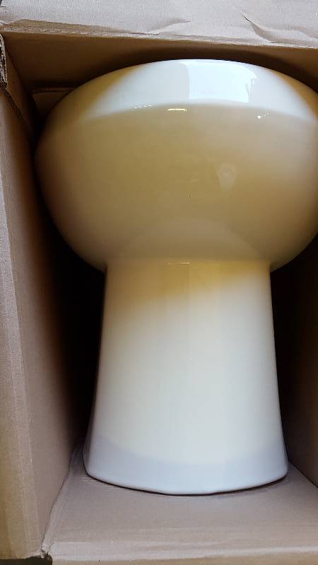 lot 29 image: American Standard Toilet Bowls Colony Universal 1.28 or 1.6 GPF Elongated Toilet New