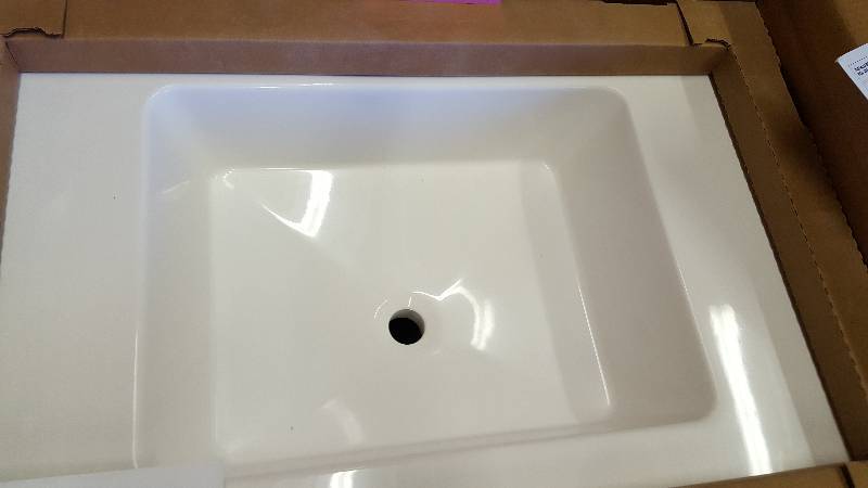 lot 39 image: Seal Harbor 30 in. Vanity in Sharkey Gray with Vanity Top in White