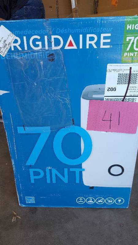 lot 41 image: Frigidaire  70-Pint Dehumidifier New