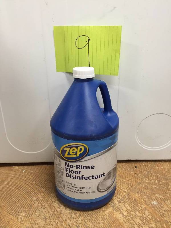lot 9 image: Zep Enforcer ZUNRS128 Zep No-Rinse Floor Disinfectant