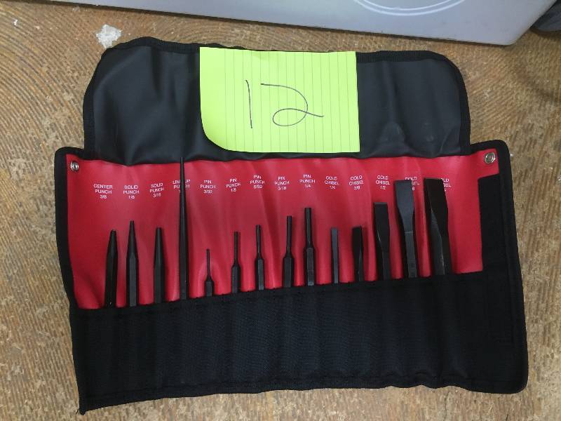 lot 12 image: Mayhew pro 61044 14 pc punch & Chisel set New