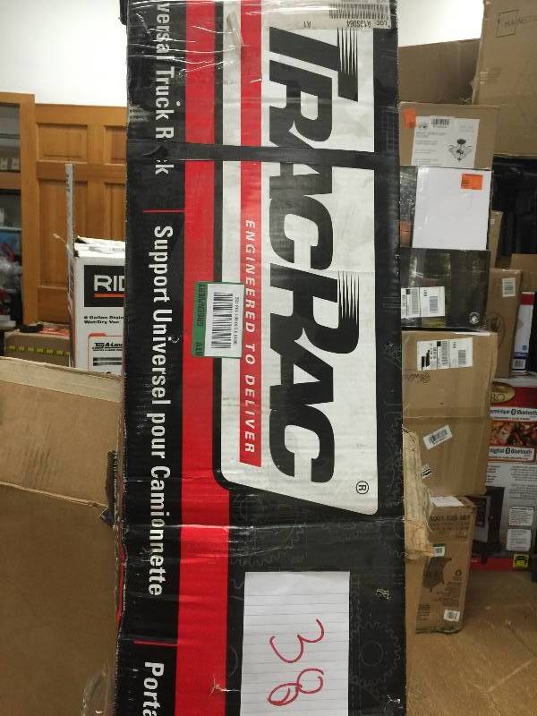 lot 38 image: TracRac  TracOne 800 lb. Capacity Universal Truck Rack Model # 27000-01  New