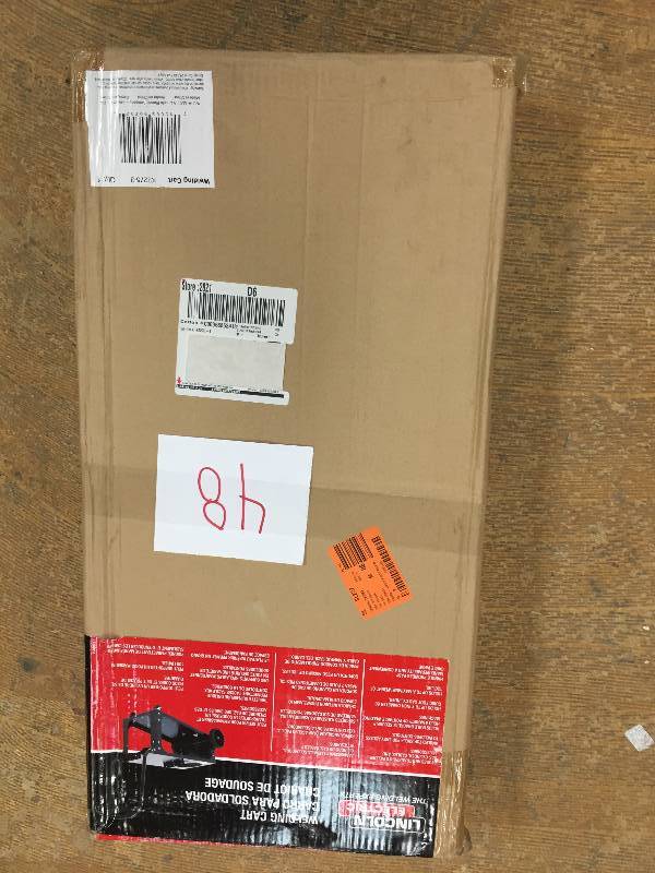 lot 48 image: Lincoln 80 lb Welding Cart K2275 New