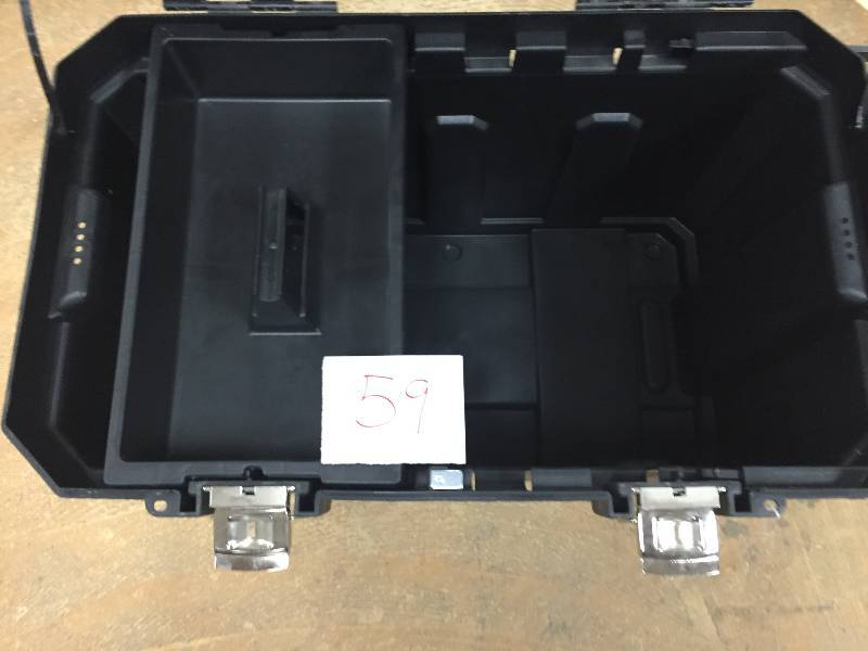 lot 59 image: Stanley 50-Gallon Mobile Chest New