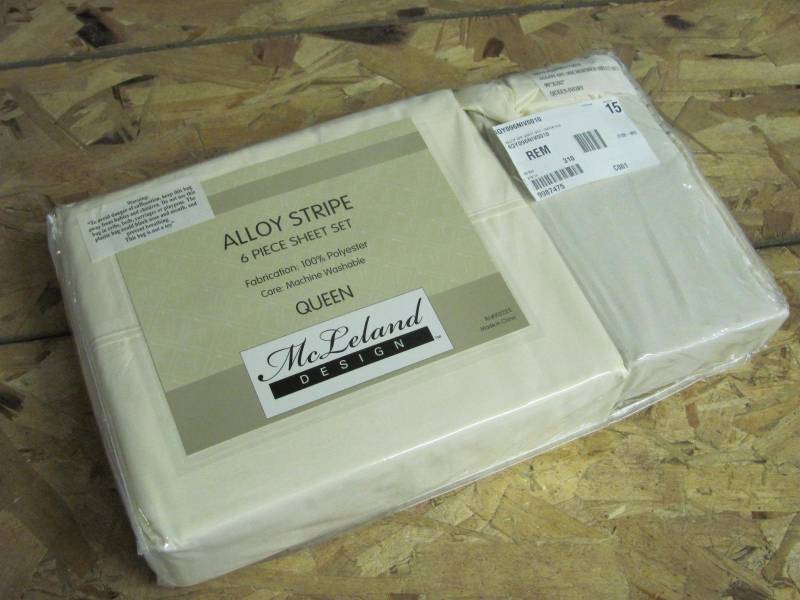 Alloy Stripe Queen 6 Piece Sheet Set