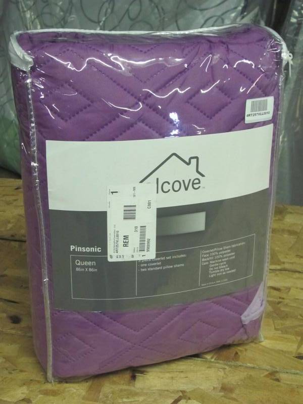 alcove Spring Reversible Full Coverlet Set