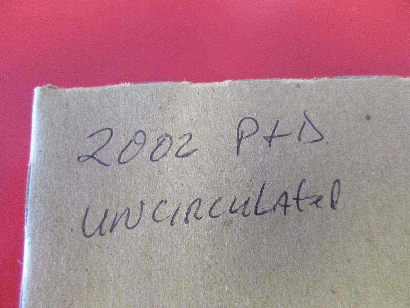 2002 US Mint Set Uncirculated P & D
