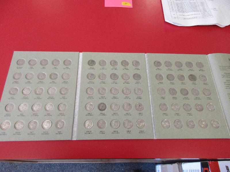 1965-1999 Roosevelt Dime Book, Complete
