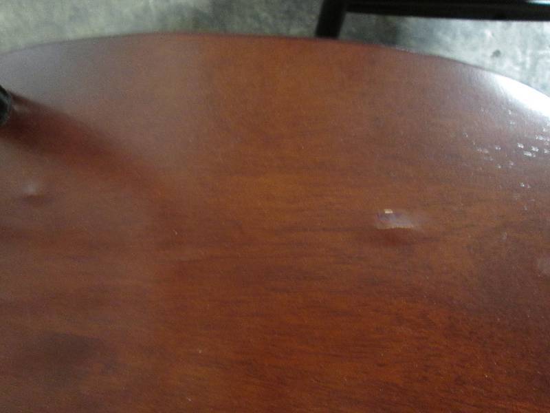 2 wood chairs