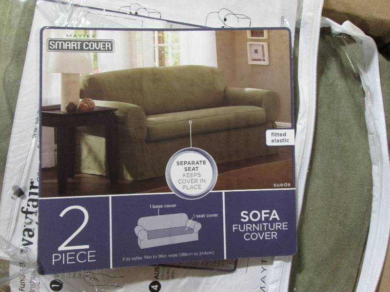 2 Piece Slip Cover Set for Sofa