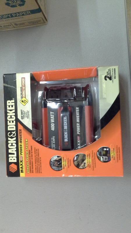 Power inverter, walking sticks, cooler