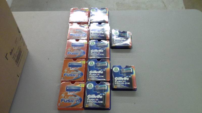 (12) Gillete Razor Replacement Packs & Refrigerator Filters