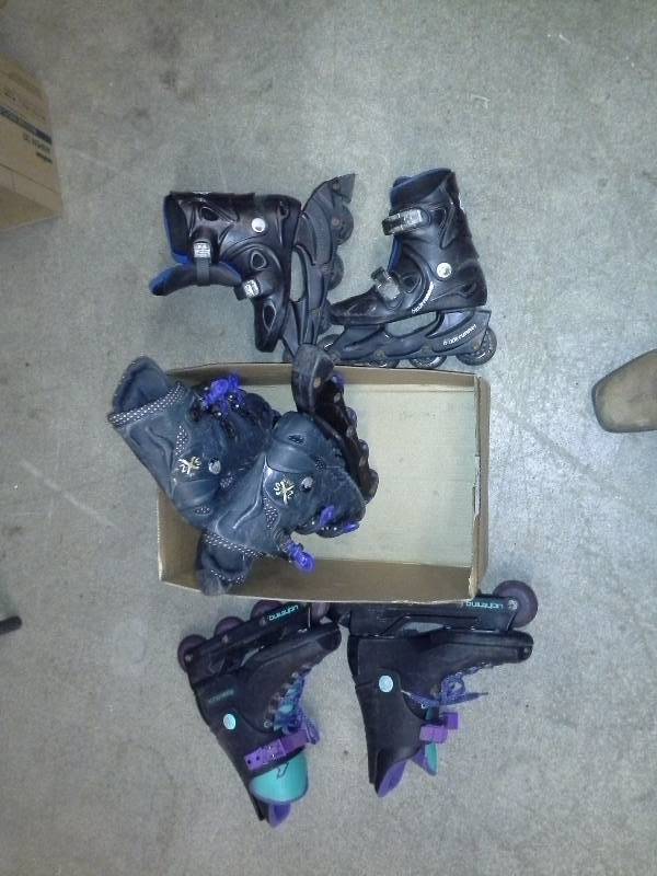 3 - Sets of used Rollerblades