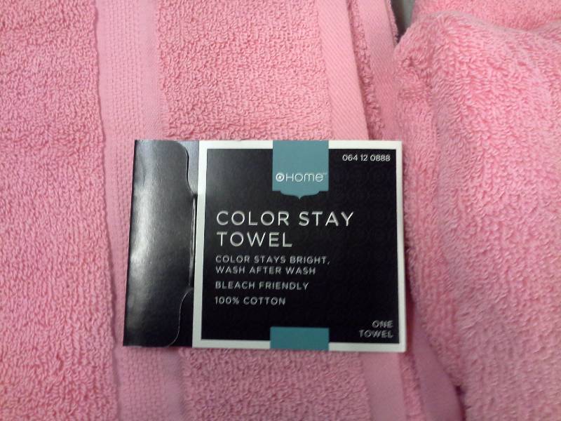 Pair of Large, Pink Towels