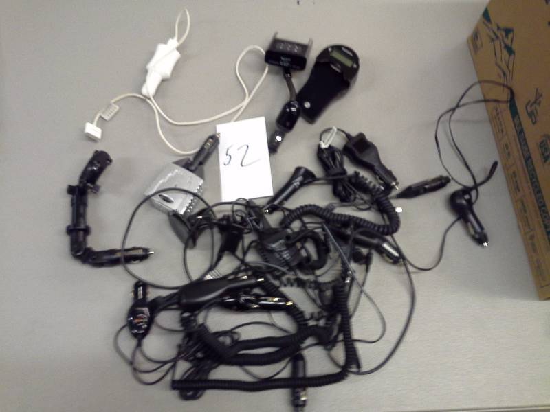 Misc. Cords and Chargers lot