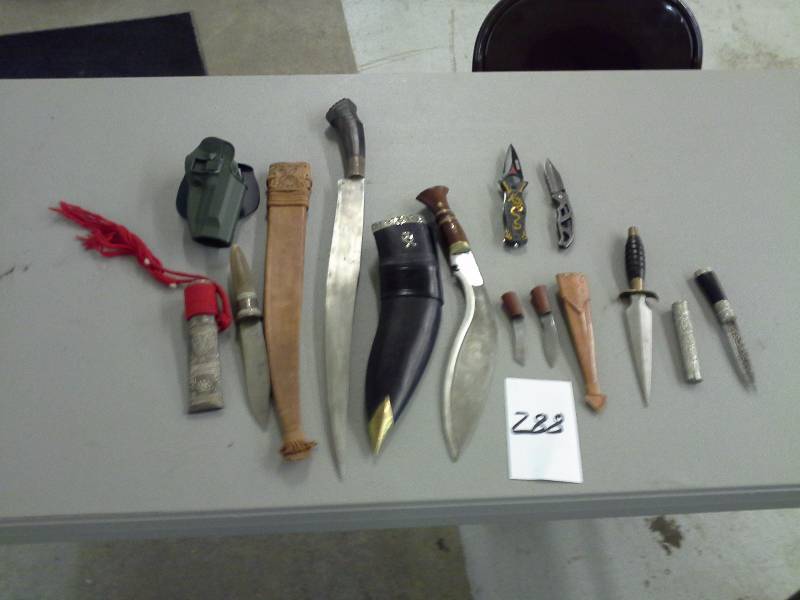 Knives and Holster Lot