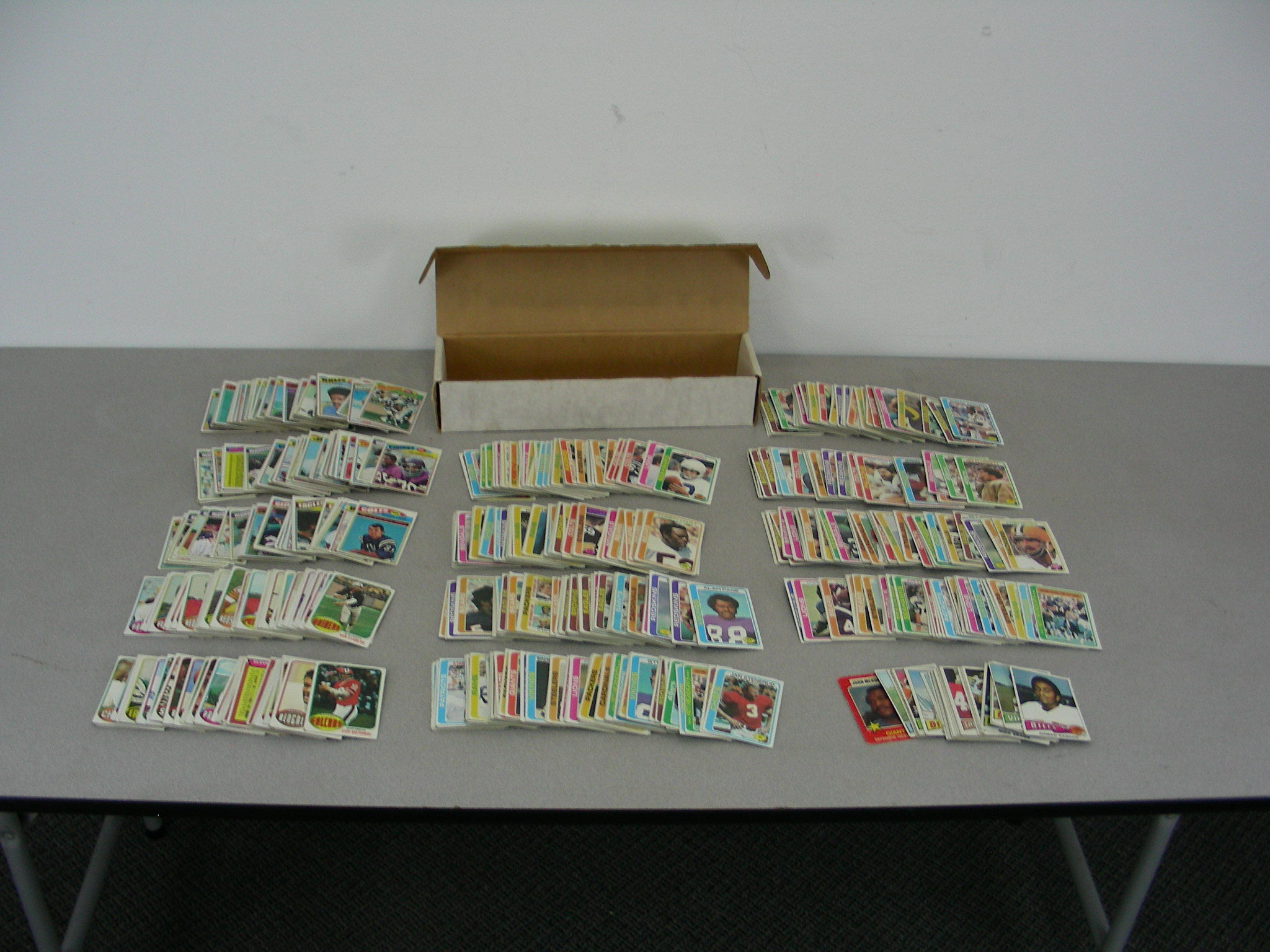 Large Lot Of 1970s Topps Football Cards
