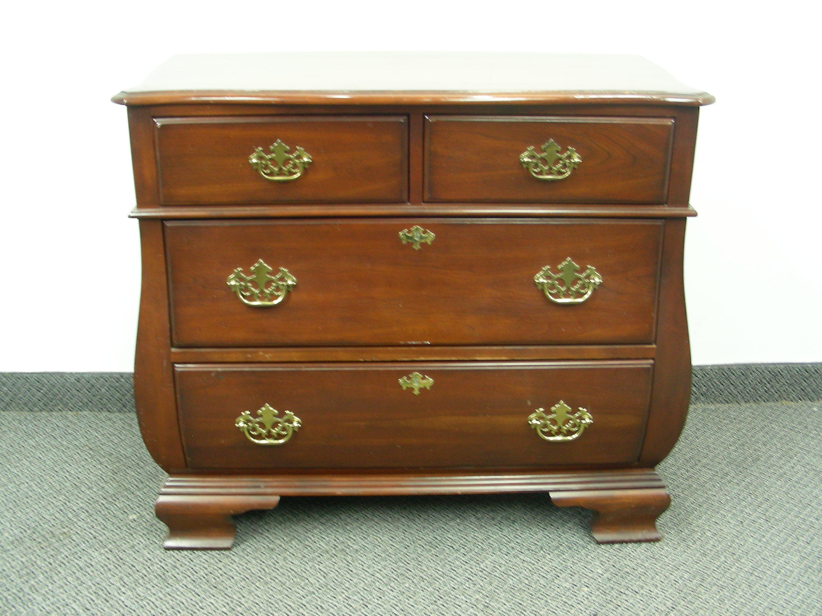 High End Superior Furniture Company Solid Cherry Wood Bombay Dresser