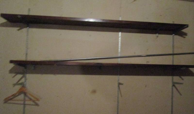 lot 70 image: Misc Shelves, Flag Pole, Brackets
