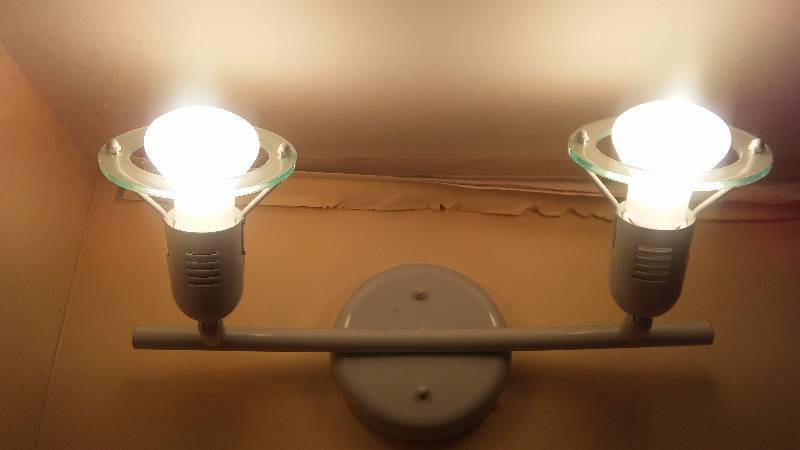 lot 101 image: 2 Light Light Fixture