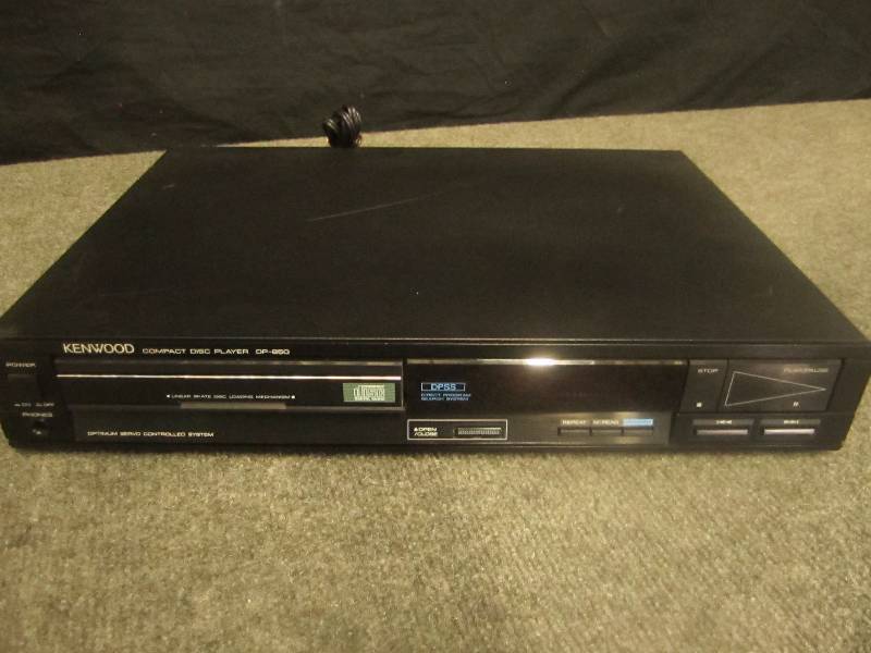 Kenwood compact disc player...