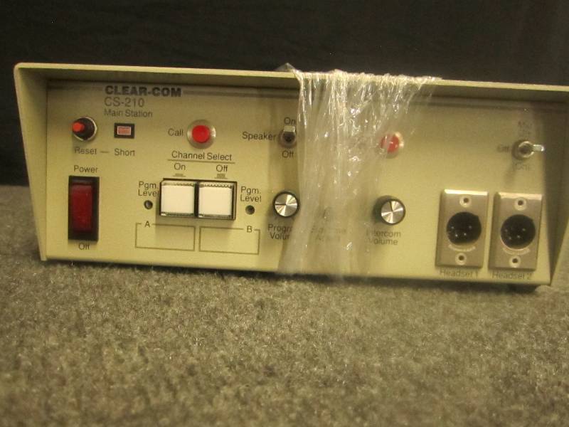 Clear-com CS-210 main station audio...