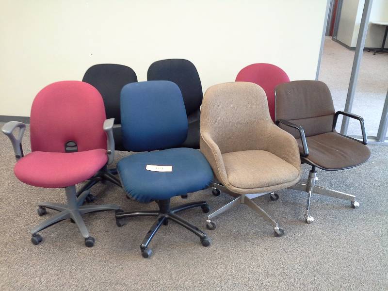 7 Mismatch Office Chairs