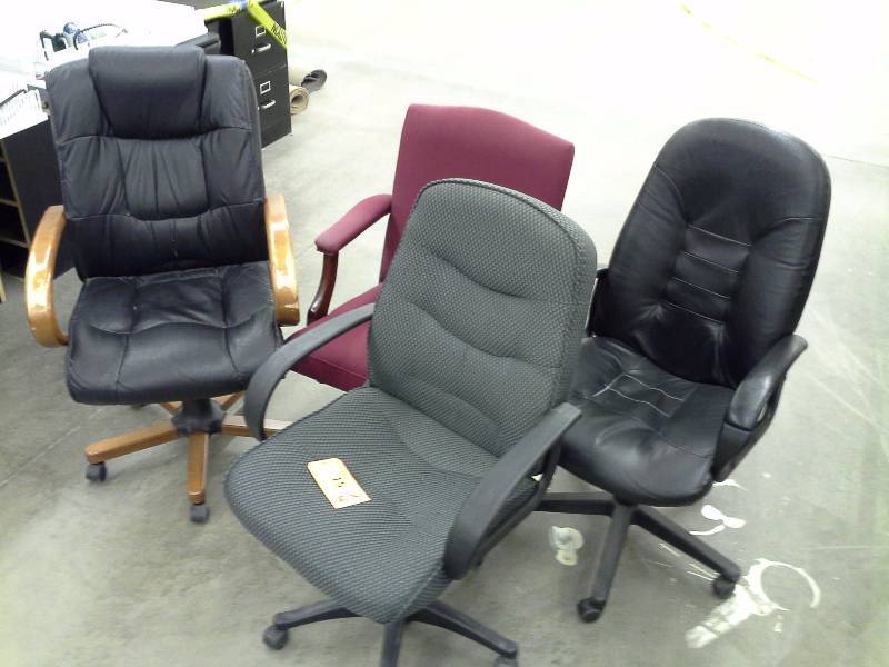 lot 15 image: Four Misc. Office Chairs
