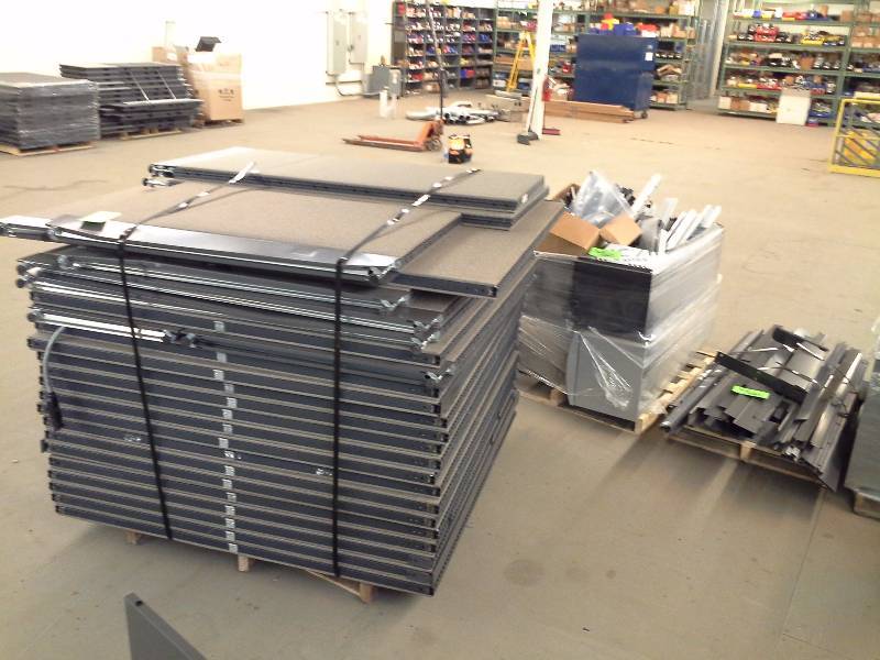 Allsteel Cubicle Components - (Disassembled, Ready for Transport)