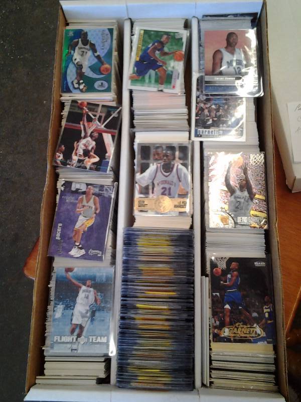 3000 Basketball Cards (Various Brands-K.G., Rookies, Stars, Commons)