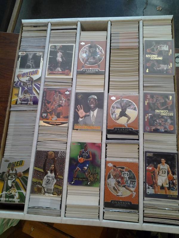 Over 4000 Basketball Cards (Various Brands--Topps, Finest, Upper Deck, Hoops)
