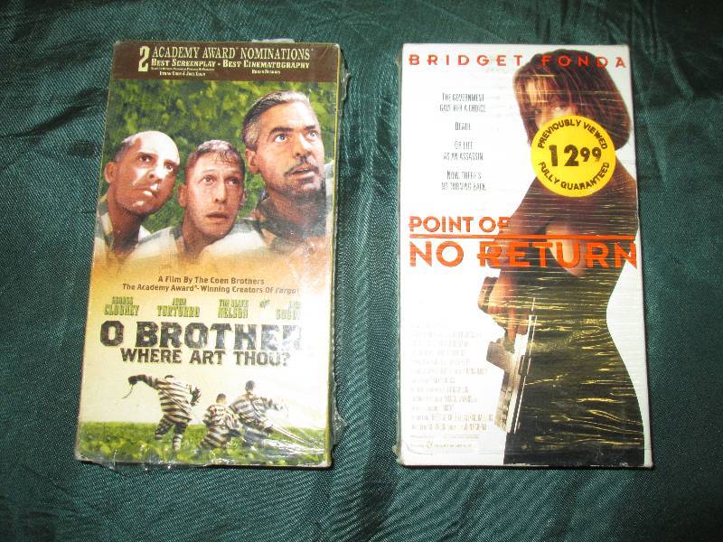 4 VHS Videos...
