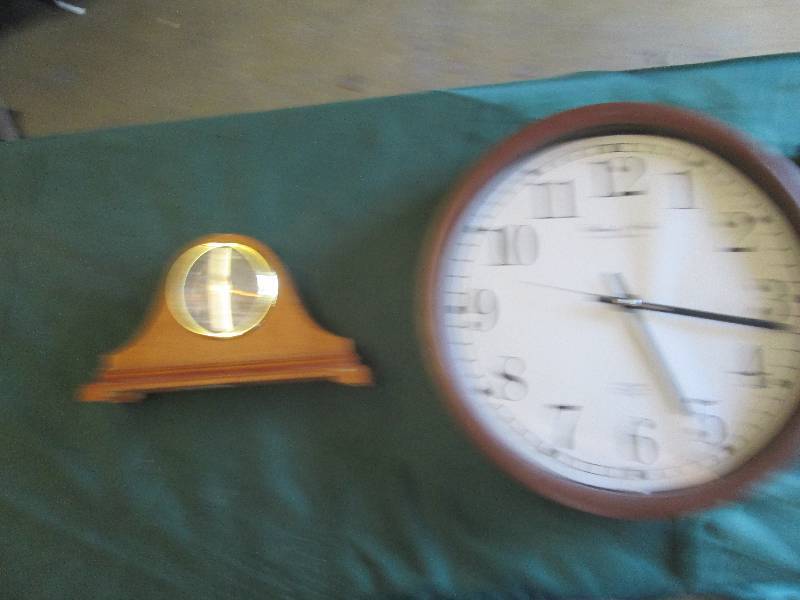 2 Antique Clocks,  1 Sterling & Nob...