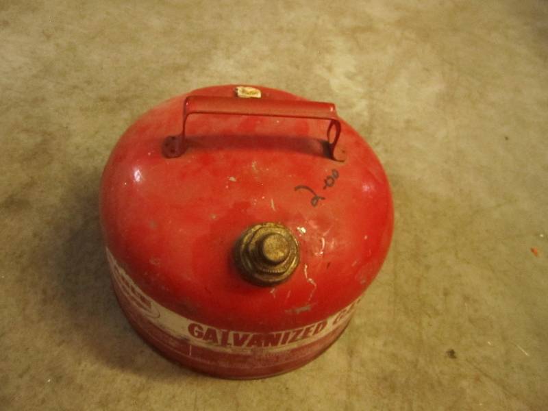 metal gas can...