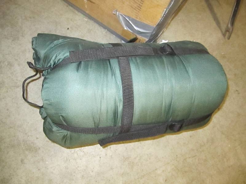 sleeping bag...