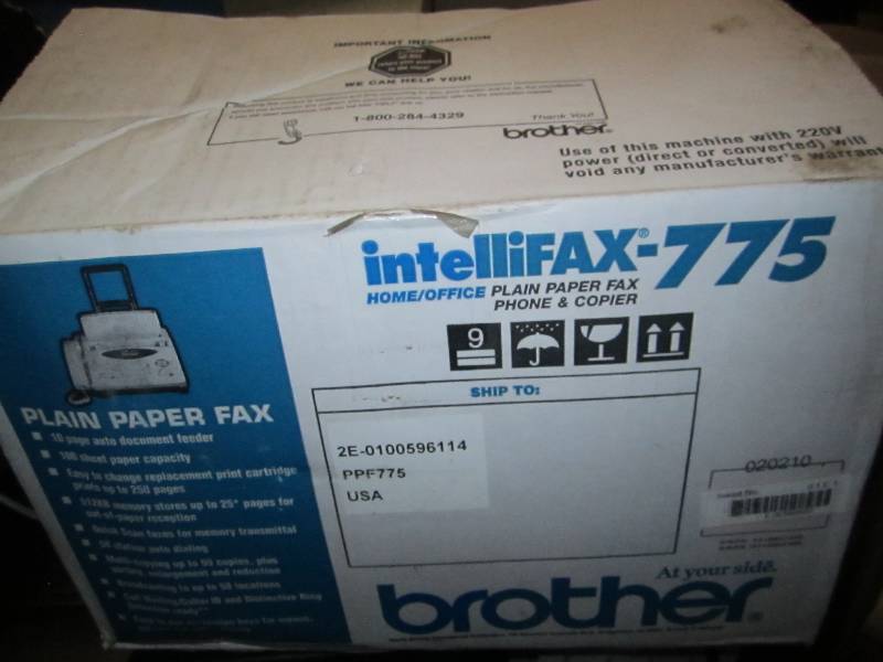 Brother plain paper fax machine...