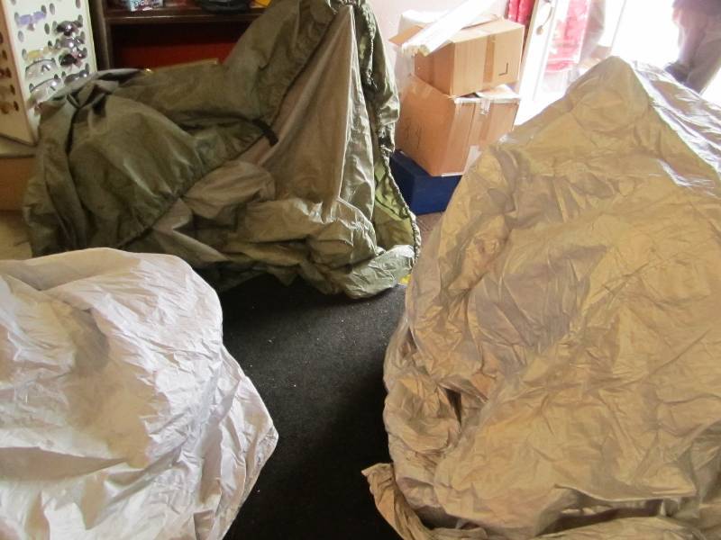 Tarps and covers...