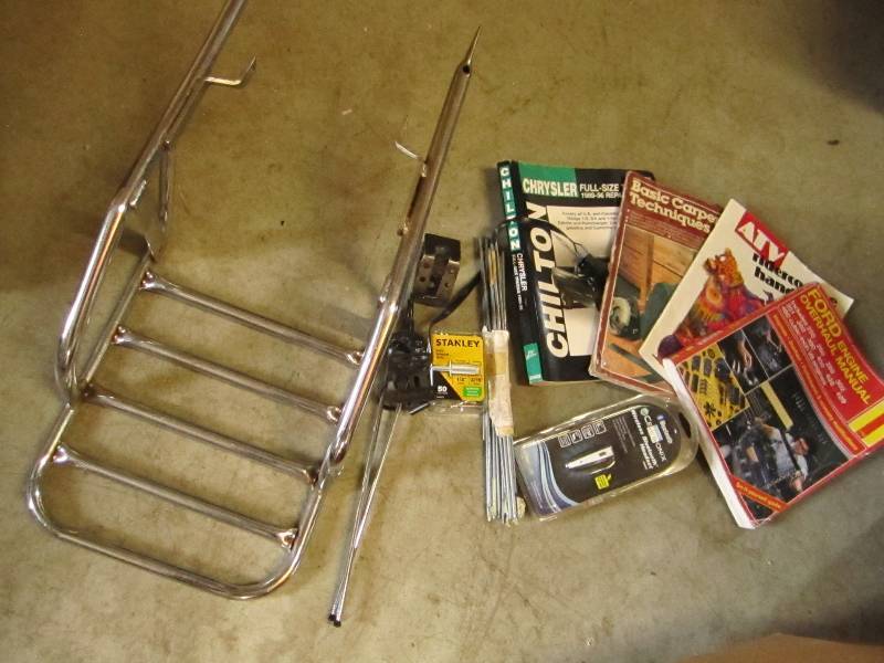metal rack vehicle manuals blue too...