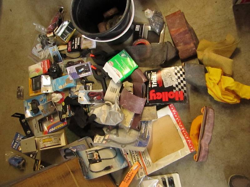 HUGE value lot of Tools sand paper ...