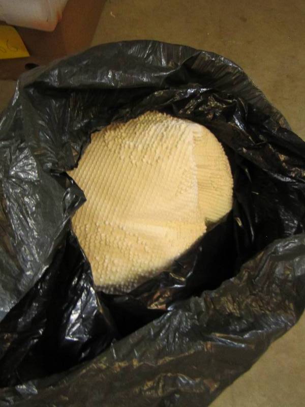 Bag of material...