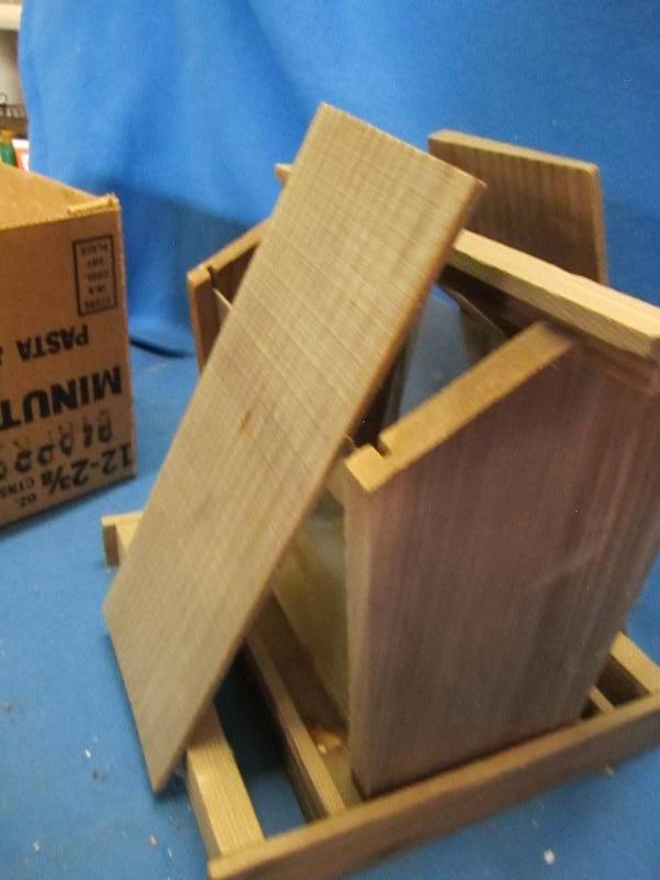 Handmade wooden birdhouse...