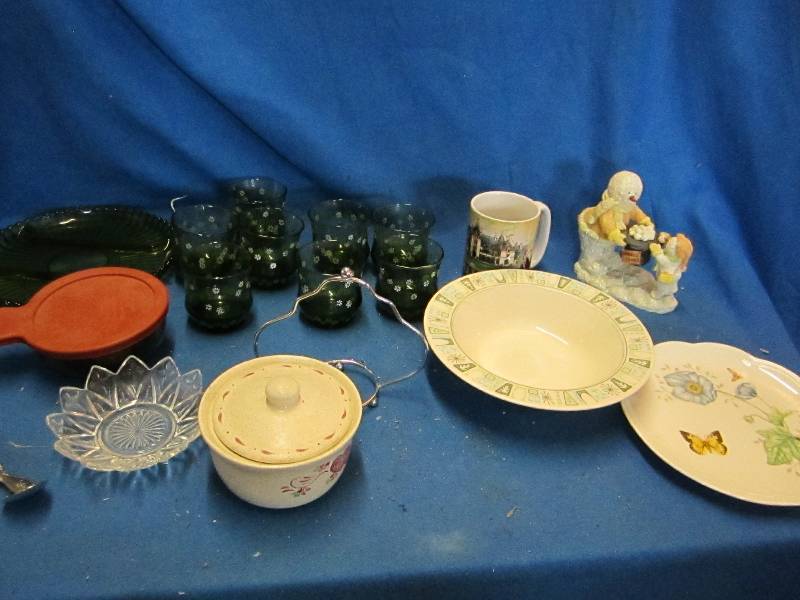 Box of glasswear...