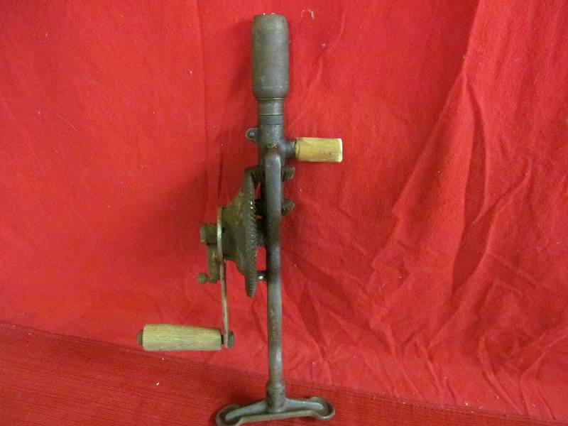vintage hand drill