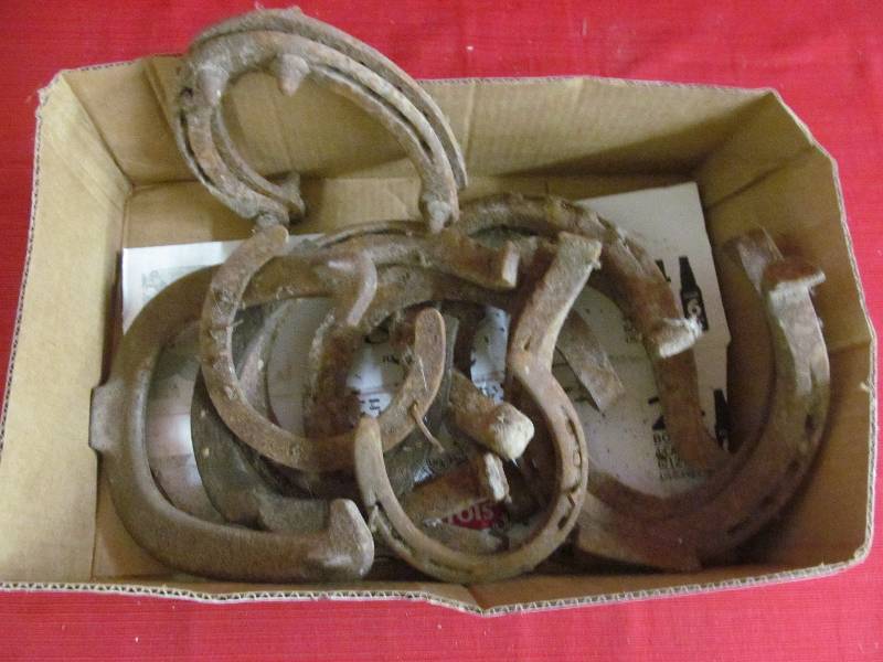 vintage horse shoes