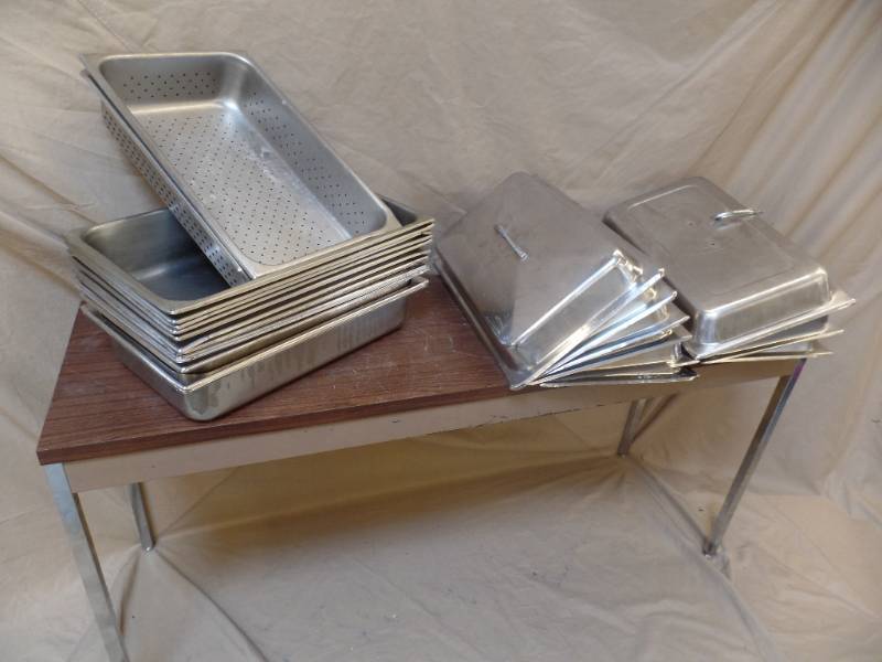 Stainless Steel Pans with Lids