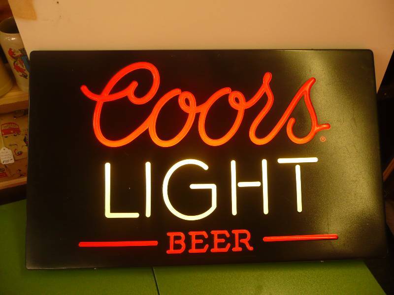 NEONEON COORS LIGHT BEER LIGHT