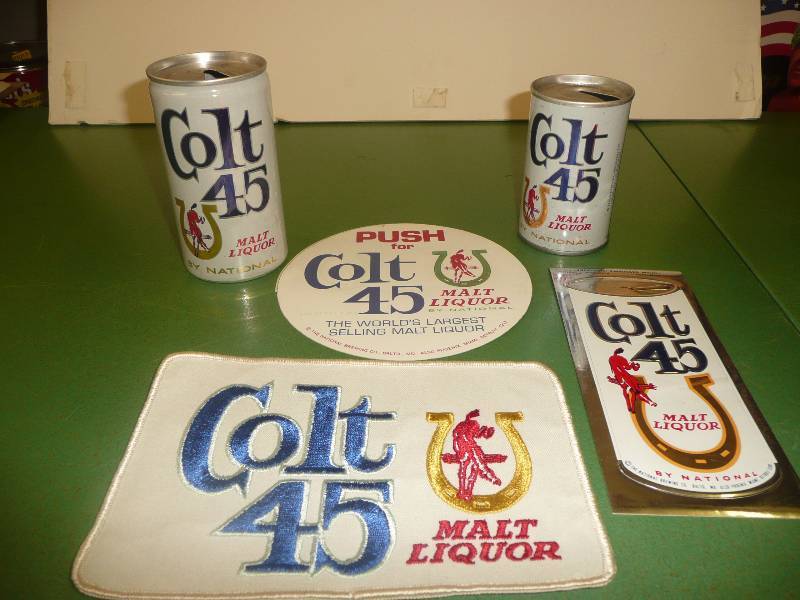 VINTAGE COLT 45 BEER GROUP