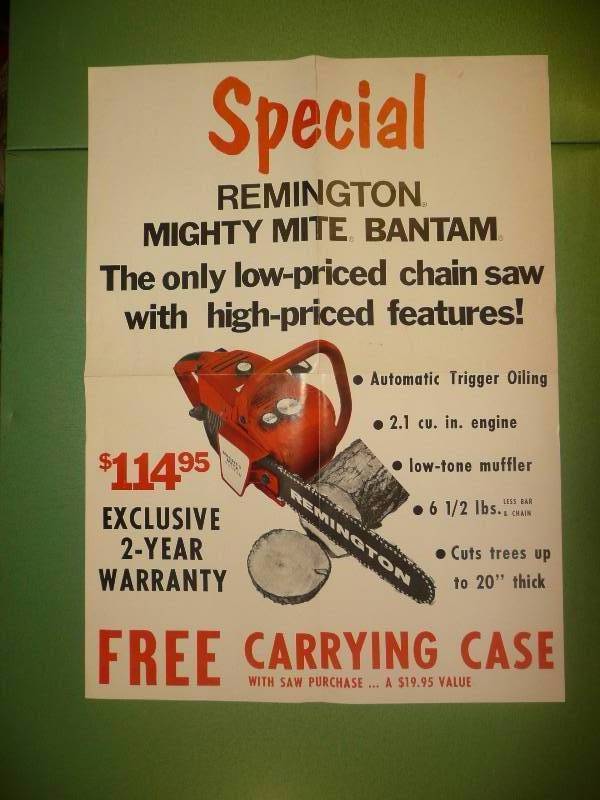 VINTAGE REMINGTON POSTER - GOOD CONDITION