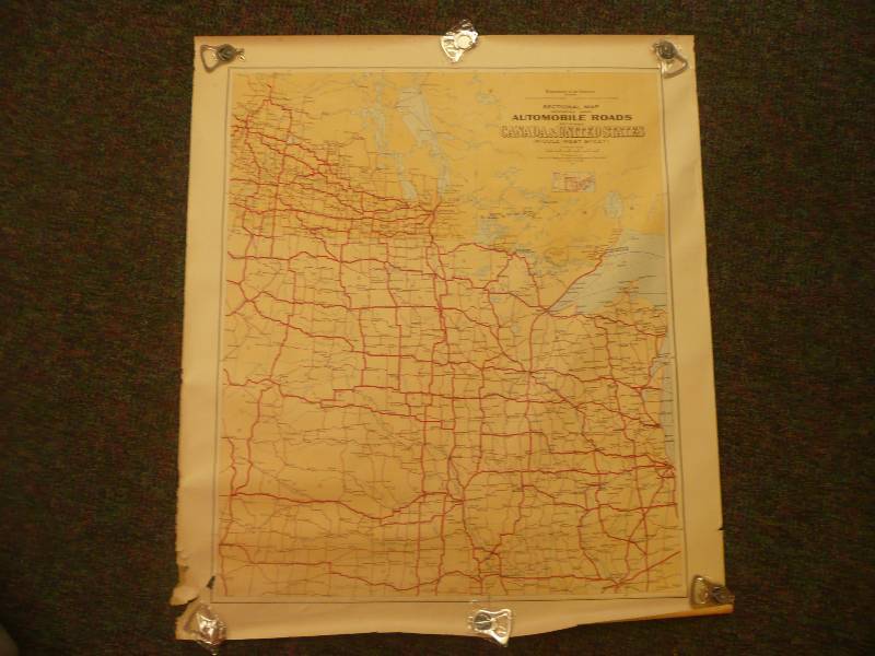 1930 NATURAL RESOURCES INTELLIGENCE SERVICE MAP - VERY COOL